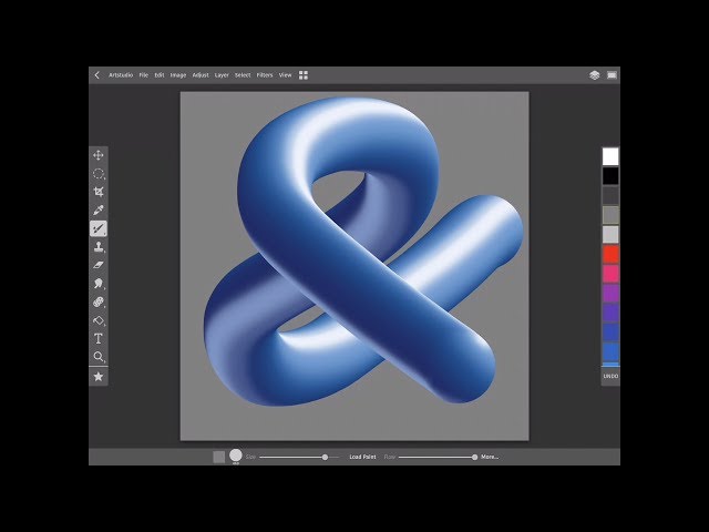 Mixer Brush technique  in Artstudio Pro
