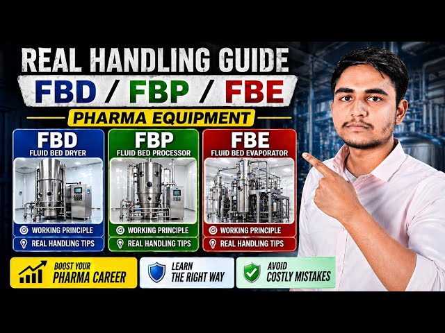 How to dry any product in FBE, FBD and FBP | A real guide of pharma Process by- Atul Kumar