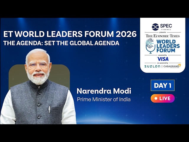 LIVE | PM Modi @ ET WLF 2026: Setting the global agenda | Keynote Address