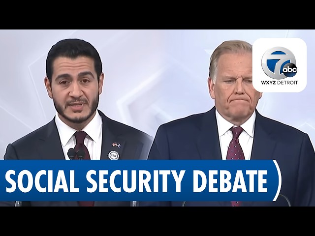 U.S. Senate Debate: Rogers, El-Sayed on strengthening Social Security