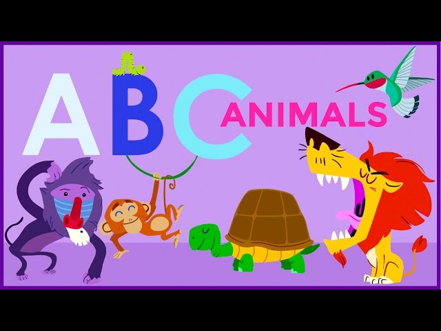 Learn Your Letters and Alphabet with Animals for Preschoolers