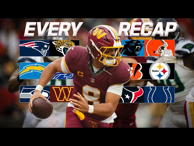 Every Single Game Recap from Sunday Afternoon | 2026 NFL Season Week 3