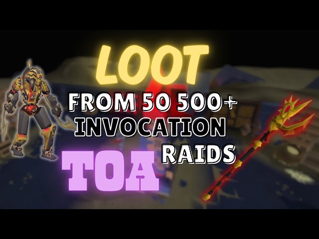 Loot from 50 500+ TOA raids. Can I FINALLY pull a Shadow?
