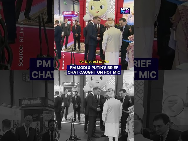 PM Modi And Vladimir Putin’s Brief Chat Caught On Hot Mic #shorts #viral
