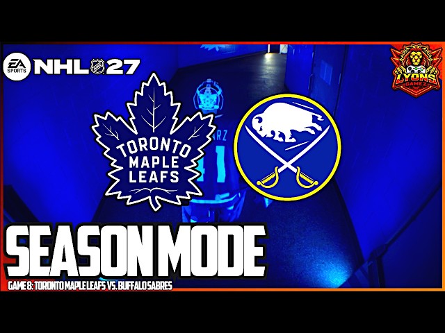 "Toronto Maple Leafs vs. Buffalo Sabres" - NHL 27 Season Mode | No-Commentary Gameplay - Game 8