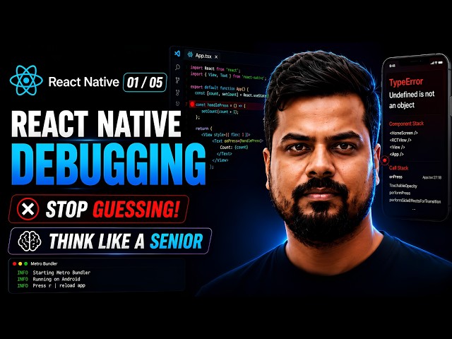 Stop Guessing! Debug React Native Like a Senior Developer | React Native Debugging