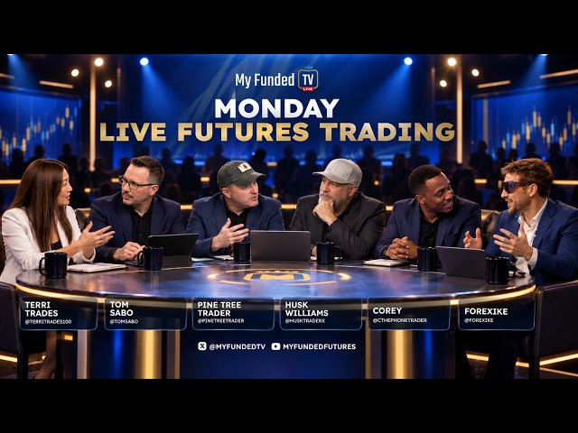 Monday: Live Futures Trading & Market Talk | MyFundedTV 09/14/26