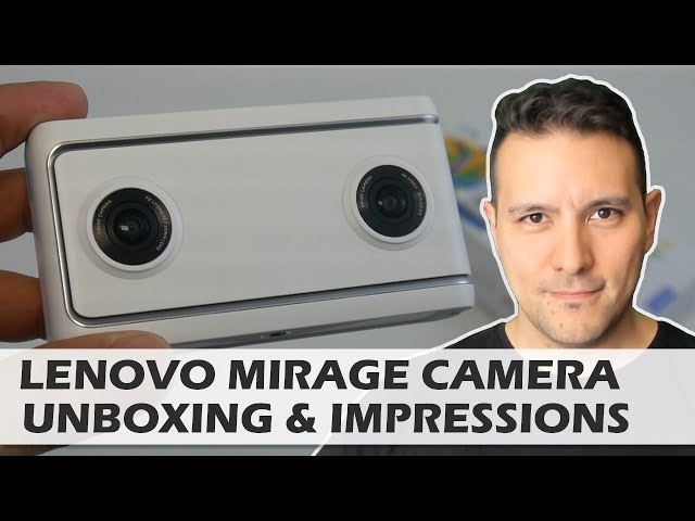 Lenovo Mirage Camera Unboxing & 1st Impressions - 180° 3D VR Camera - What Do You Get For $299?
