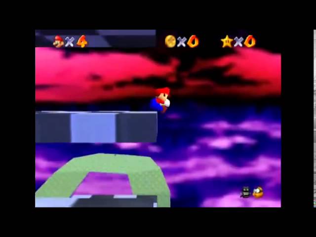 Super Mario 64 (TAS) 0 star run in 1:21.54