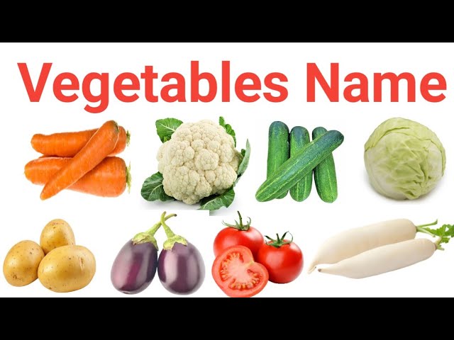 Vegetables Names for Kids | Learn Vegetable Names in English | Vegetables for Kids 🌽🥦
