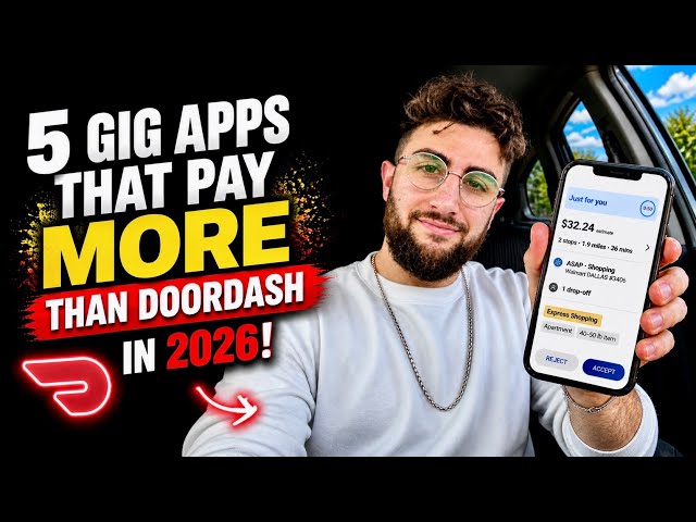 5 Gig Apps That Pay MORE Than DoorDash in 2026! 