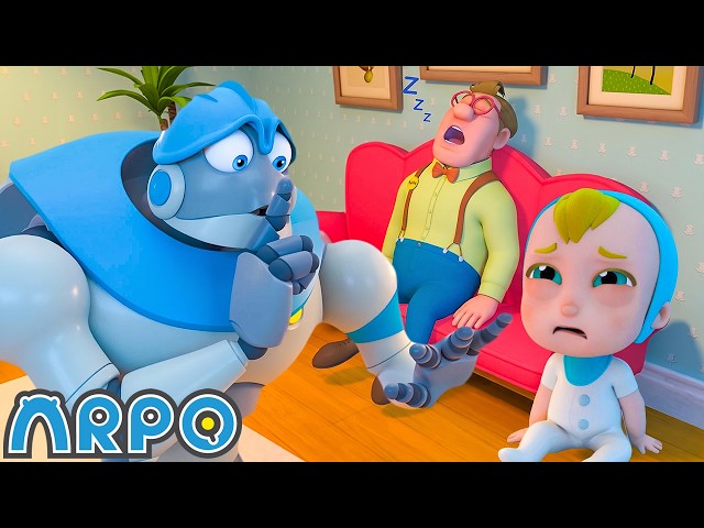 Keep the Baby QUIET!!! 😴🤫 ARPO: The Robot Full Episodes | Season 2: Episodes 25-26 | Cartoons 🤖