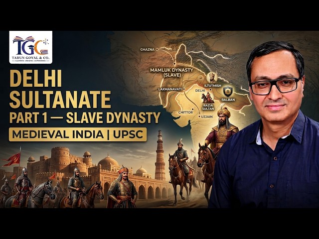 Delhi Sultanate Part 1: Slave Dynasty Explained 🔥 | | UPSC, SSC & NDA