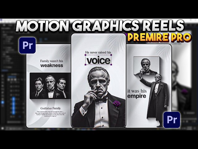 Premiere Pro Motion Graphics Reels –Clean, Minimal & Aesthetic Look