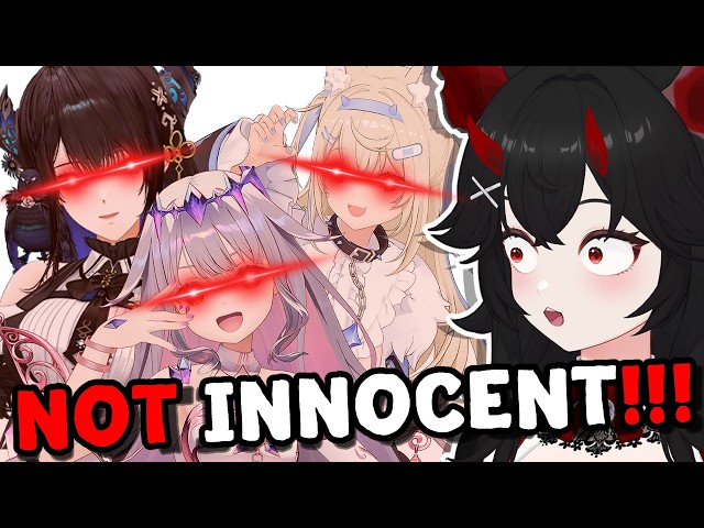 I thought these VTUBERS were INNOCENT | German Vtuber reacts to HoloEN Without Their Idol Filter