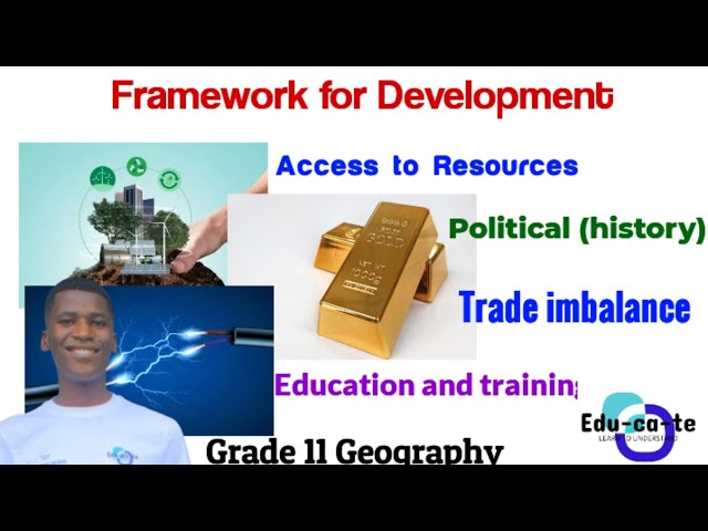 Framework for development - factors that affect development Grade 11 Geography