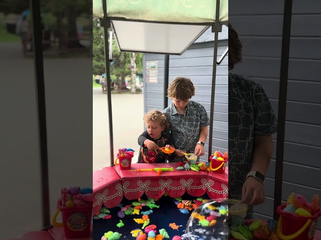 Toy fishing is fun