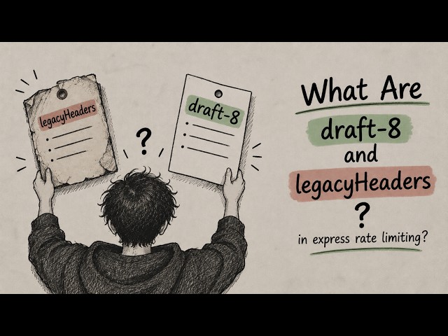 What is draft-8 and Legacy Headers in Express Rate Limiting?