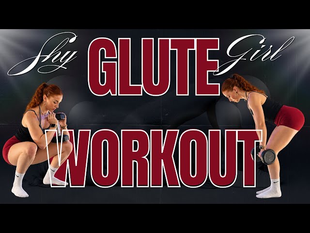 Try THIS if you have GYM ANXIETY | MINIMAL EQUIPMENT DUMBBELL GLUTE WORKOUT