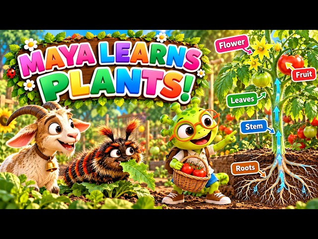 PLANTS ARE AMAZING! 🌸 | Parts of a Plant for Kids | Educational Song