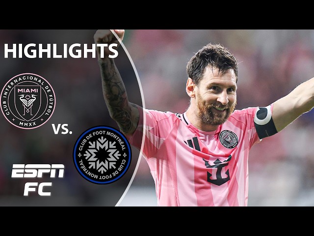 LIONEL MESSI SCORES 4 GOALS 🤯 Inter Miami vs. CF Montreal | MLS Highlights | ESPN FC