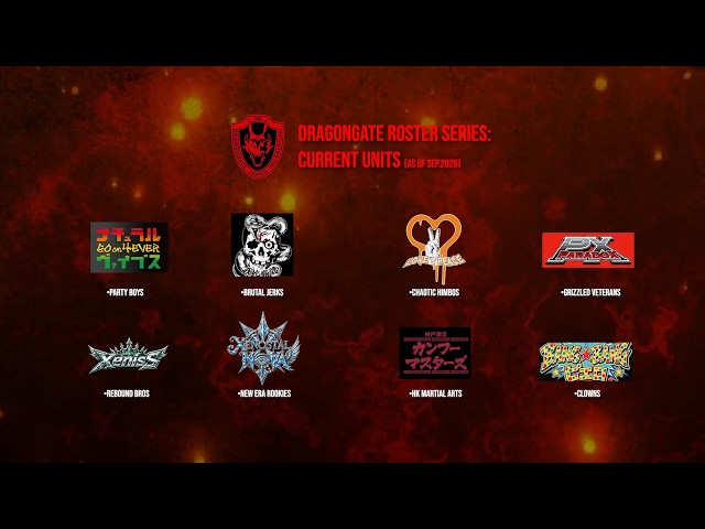 Dragongate Roster: Current Units [Sep.2026]
