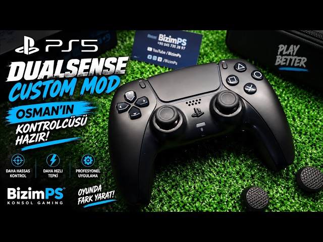 TMR + MOUSE CLICK MOD ON PS5 DUALSENSE! 🎮 We Upgraded Osman's Controller | BizimPS