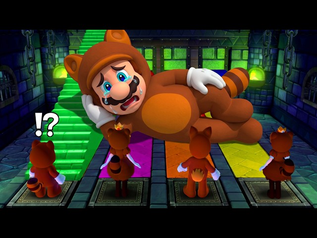 Mario Party 10 Tanooki Battle Mario Vs Peach Vs Luigi Vs Daisy | 4K UHD