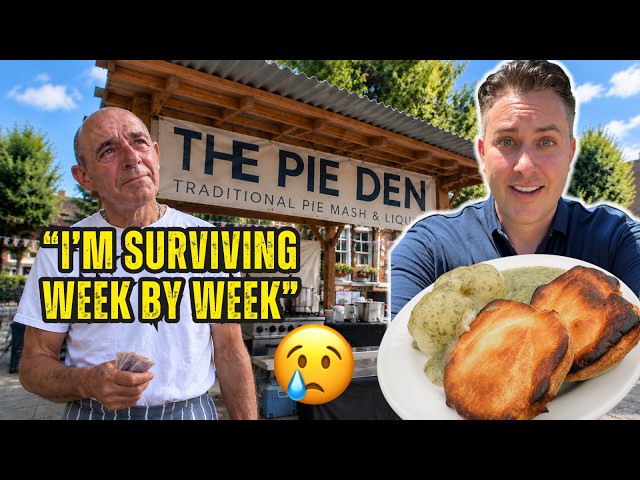 Solo Lunch at a STRUGGLING Pie & Mash Shop with Less Than 25 Customers A DAY!