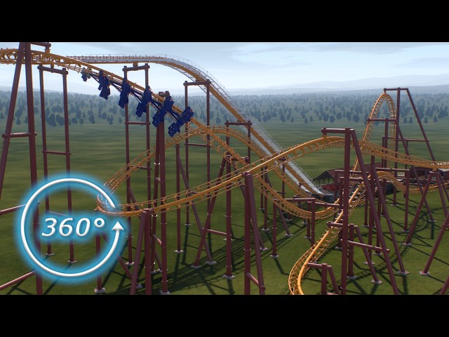 360 VIDEO | 4D Less Intense Cpt 1 | No Limits 2 | 4K | 60fps | 2D