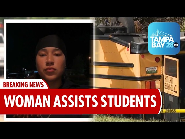Woman describes helping injured students after deadly school bus crash in Polk County