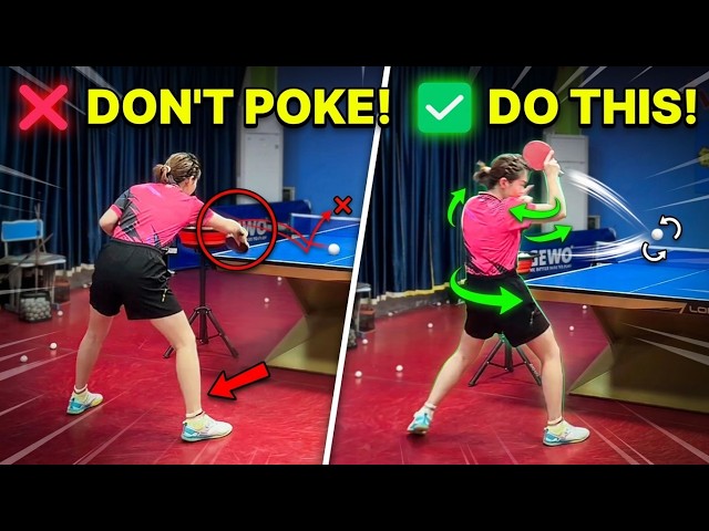 Stop "Poking" at Serves! How to Return Heavy Spin Without Eating It