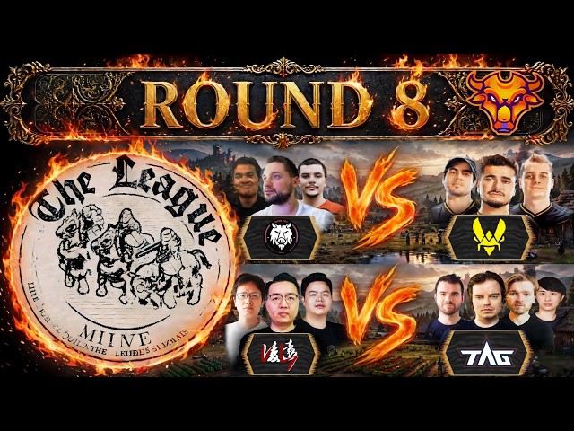 Darkside vs Vitality | LyngYuan vs TAG |  The LEAGUE MAIN EVENT Round 8 and LAST!!!