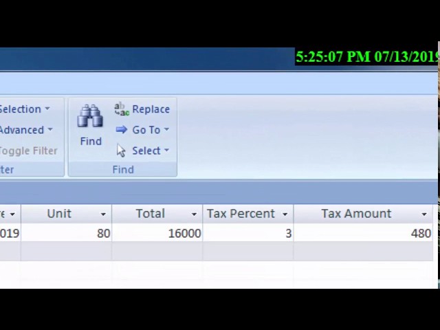 How to Calculate Tax in Ms Access in hindi