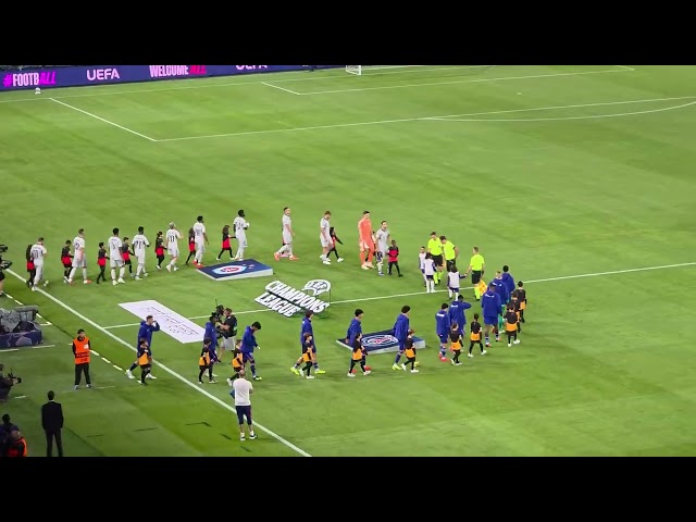 Paris Saint-Germain v Bratislava : Entrée des joueurs (J1 LDC 2026-2027) #back2back #psg #UCL #LDC 