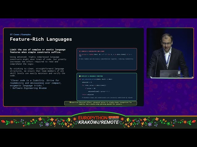 The Hidden Cost of Complexity: Reducing Cognitive Load in Python - Jarosław Śmietanka