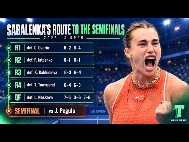 Aryna Sabalenka vs Jessica Pegula | US Open Quarter-Final | LIVE TENNIS WATCHALONG