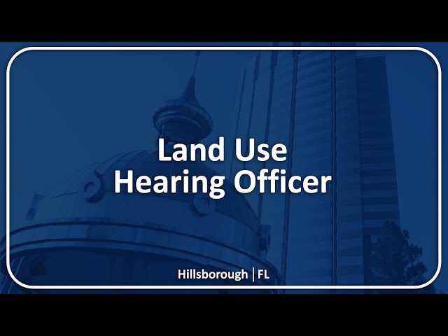 Land Use Hearing Officer - 09.14.26