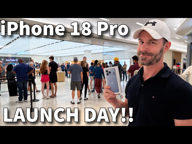 Grabbing iPhone 18 Pro Max at the Apple Store! (Indianapolis)
