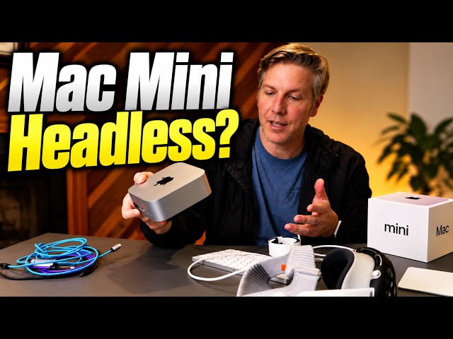 Headless M5 Pro Mac Mini For Vision Pro Use