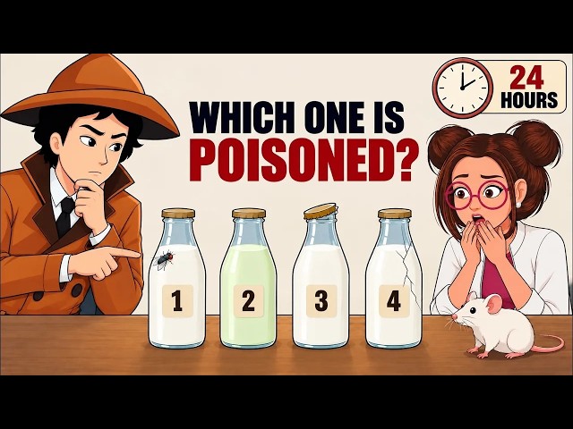 Hard Riddle 2 - Which Bottle is poisonous ? Riddles with Answers