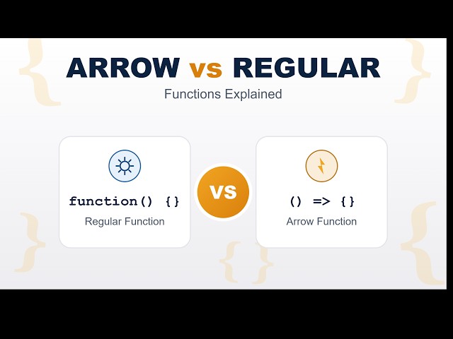 Arrow Functions vs Regular Functions in JavaScript Explained