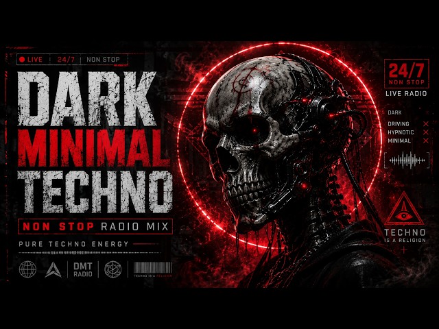 Dark Minimal Techno NON STOP Radio Mix
