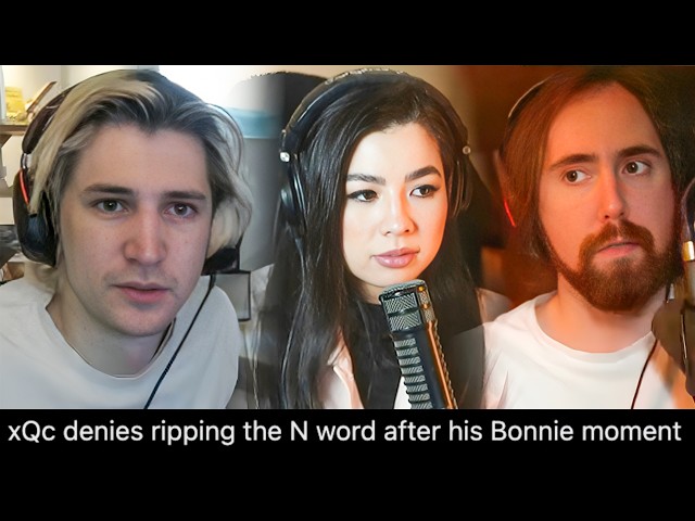 xQc RIPS the N Word? & Denies Accusations | ASMON & Caroline CLASH Online