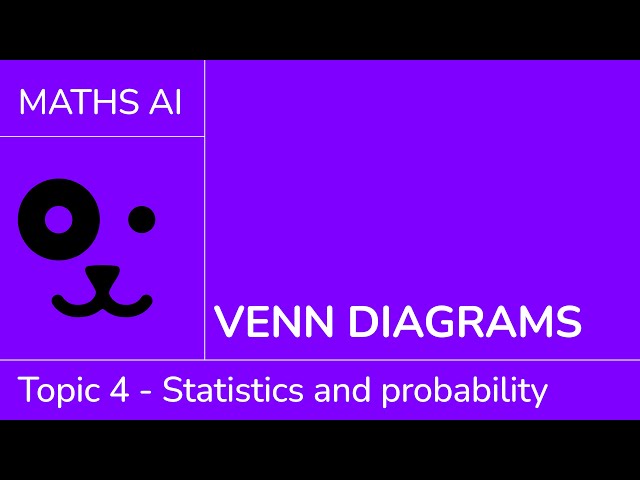Venn diagrams [IB Maths AI SL/HL]