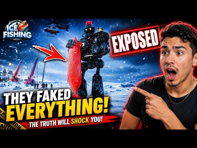Ice Fishing Evolution Scam Caught Live? Huge Red Fish EXPOSED
