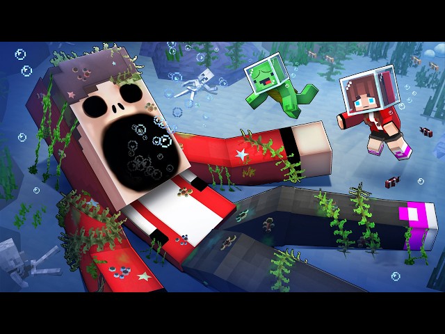 JJ was Buried Under The Water - Maizen Minecraft Animation