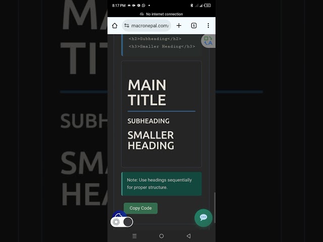 Basic HTML Tutorials