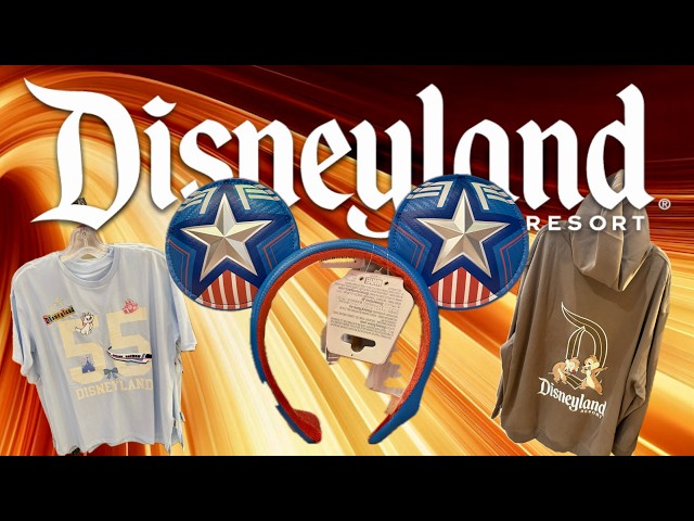 DISNEYLAND JUST DROPPED NEW MERCH! CAPTAIN AMERICA EARS, T-SHIRT, + NEW CHIP N DALE  COLLECTION