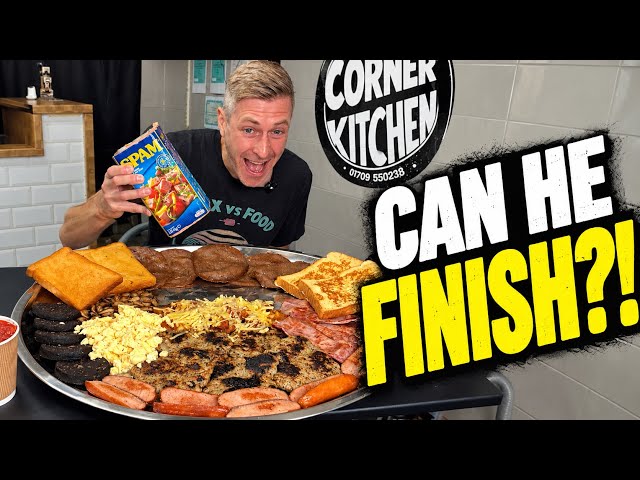THE MOST INSANE BREAKFAST CHALLENGE IN BRITAIN?! 😳